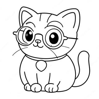 Ke Ai De Mao Mi Dai Yan Jing Zhu Se Ye 101344-39846