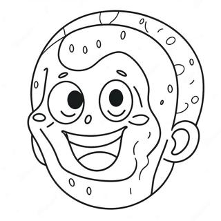 快樂情緒著色頁 著色頁