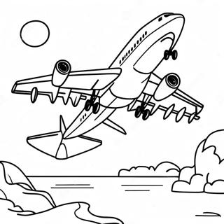 A380 Fei Ji Qi Fei Zhu Se Ye 著色頁