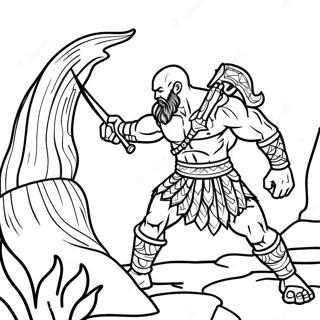 Zhan Shen Shi Shi Zhan Dou Chang Jing Zhu Se Ye 112781-48851