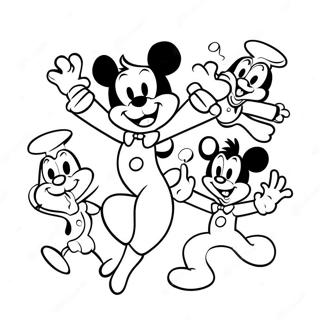 Dong Hua Kuang Ren Men De Feng Kuang Wu Dao Zhu Se Ye 119168-54197