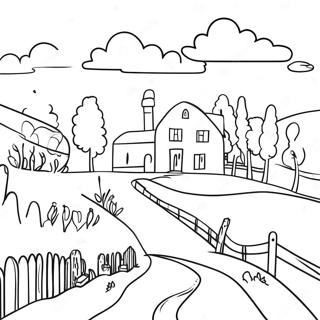 Mei Li De Fa Guo Xiang Cun Zhu Se Ye 120967-55603