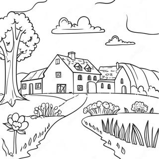 Mei Li De Fa Guo Xiang Cun Zhu Se Ye 120967-55604