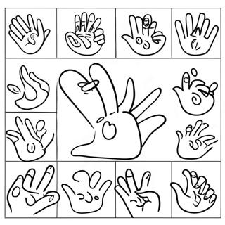 Se Cai Bin Fen De Shou Yu Zi Mu Zhu Se Ye 126443-60166