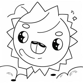 Chibi Tai Yang Yu Yue Liang Fnaf Zhu Se Ye 131951-64570