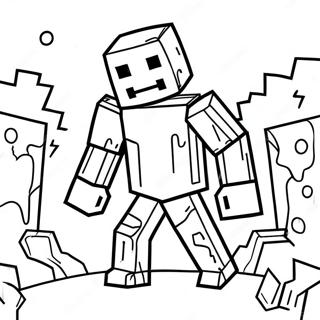 Ke Pa De Minecraft Jiang Shi Zhu Se Ye 133261-65570