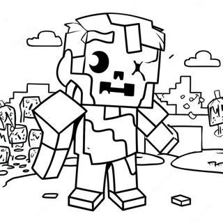 Ke Pa De Minecraft Jiang Shi Zhu Se Ye 133261-65571