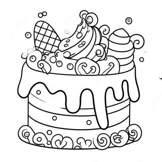 Cai Hong Tang Sa De Dan Gao Zhu Se Ye 13415-2938