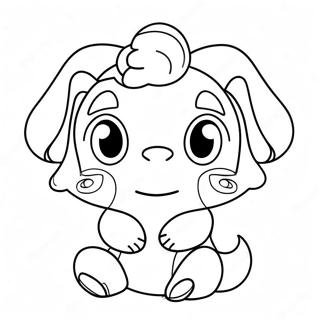 Ke Ai De Xiao Huo Ban Jiao Se Zhu Se Ye 135905-67655