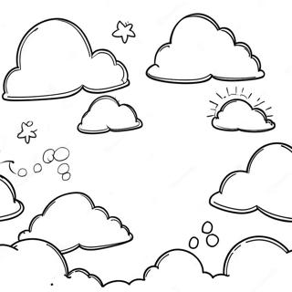 成人夜空 着色页