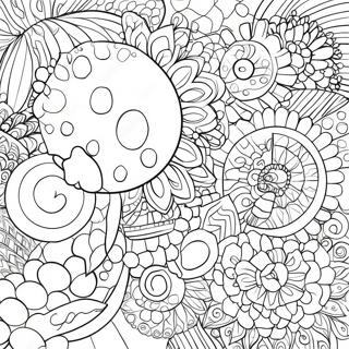 Se Cai Bin Fen De Dian Dian Biao Ji Zhu Se Ye 139004-70226