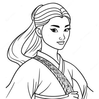 Yong Gan De Hua Mu Lan Zhu Se Ye 著色頁