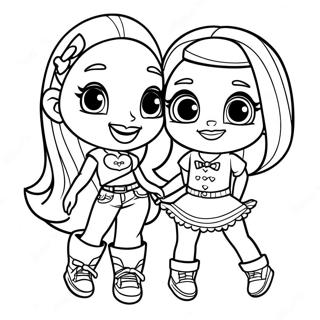 Bratzpeng You Men De Kuai Le Zhu Se Ye 著色頁