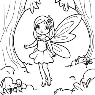 Sen Lin Zhong De Mo Fa Xian Nu Zhu Se Ye 31185-6799