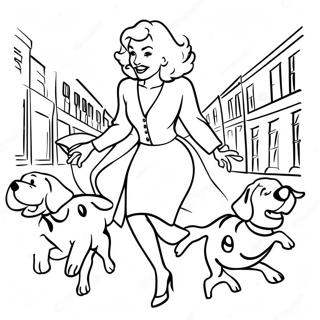 Cruella De Vilzhui Zhu Ban Dian Gou Zhu Se Ye 45063 9869