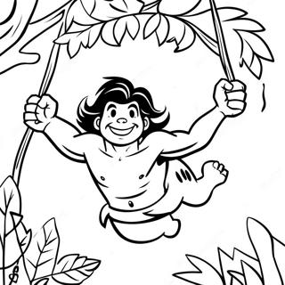 Tai Shan Zai Teng Man Shang Yao Bai Coloring Page 54360-11891