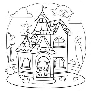 Gai Bi De Wan Ju Wu Se Cai Bin Fen De Mao Cheng Bao Zhu Se Ye 5446-536