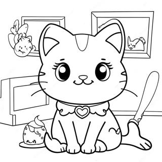 Gai Bi De Wan Ju Wu Ke Ai De Mao Jiao Se Zhu Se Ye 5448-1271