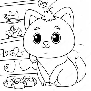 Gai Bi De Wan Ju Wu Ke Ai De Mao Jiao Se Zhu Se Ye 5448-1272