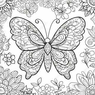 Jing Zhi De Chan Rao Hu Die Zhu Se Ye 61956-13646