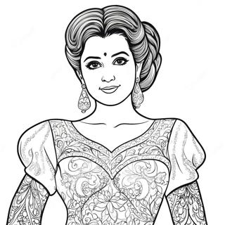 Mi Nuo Chuan Zhu Shan Liang Qun Zi Zhu Se Ye 73371 16924