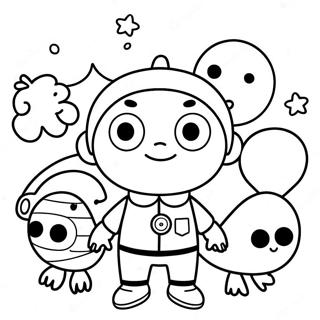 Pbser Tong Jiao Se Zhu Se Ye 著色頁