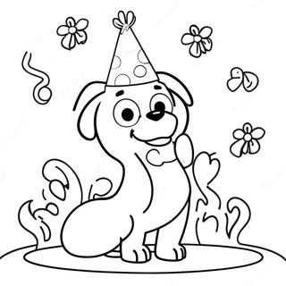 Lan Se Xiao Gou Sheng Ri Zhu Se Ye 84852-25848