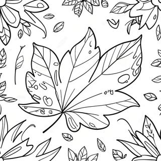 Qi Huan De Qiu Tian Xie Zi Zhu Se Ye 90431-30445