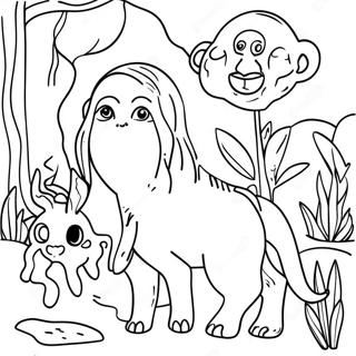 Ban Ban Hua Yuan 5shen Mi Sheng Wu Zhu Se Ye 91176 31094