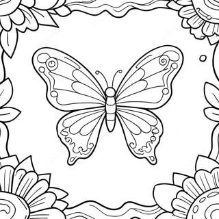 You Ya De Fei Xiang Hua Duo Hu Die Zhu Se Ye 91227-31129