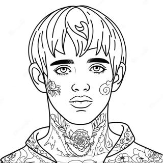 Lil Peep 著色頁