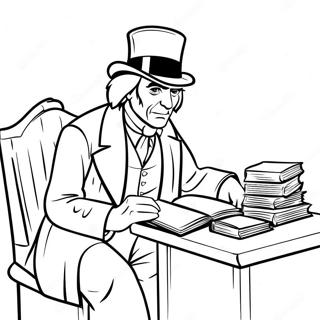 Ai Bi Ni Ze Si Ke Lu Qi Zai Ta De Ban Gong Shi Zhu Se Ye 96752-35838