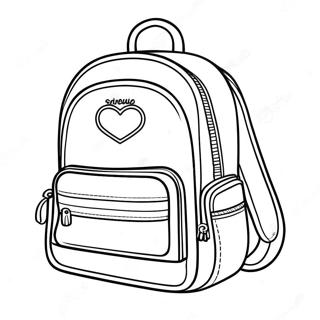 Se Cai Bin Fen De Xue Xiao Bei Bao Zhu Se Ye 96929-35969