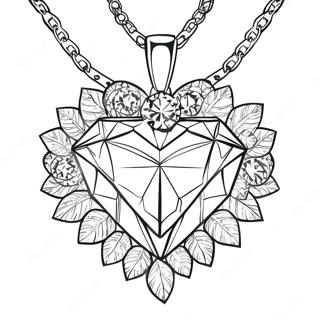 Shan Shan Fa Guang De Zuan Shi Xiang Lian Zhu Se Ye 98548-37359