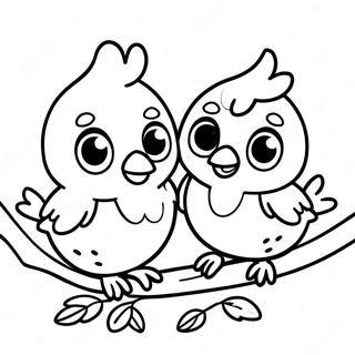 Ke Ai De Ying Er Orioleszhu Se Ye 著色頁